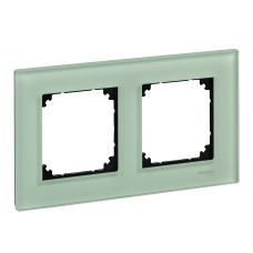 Рамка 2-місна смарт-скло Schneider Electric Merten System M-Elegance