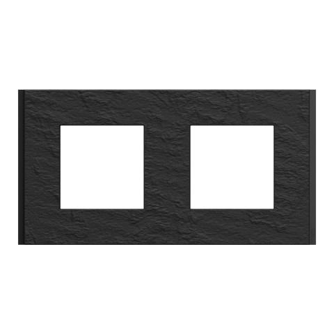 Рамка 2-местная камень Schneider Electric Unica Deco Material