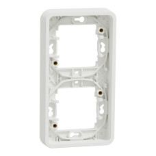 Рамка 2-местная вертикальная IP55 белая Schneider Electric Mureva S