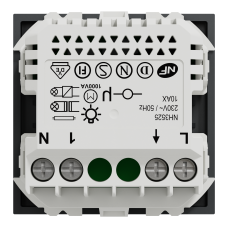 Датчик з вимикачем 10А антрацит Schneider Electric Unica New