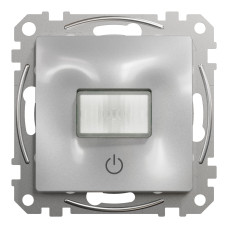 Датчик руху з кнопкою алюміній Schneider Electric Sedna Design