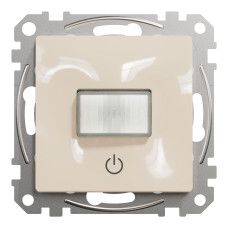 Датчик руху з кнопкою бежевий Schneider Electric Sedna Design