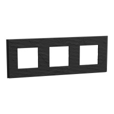 Рамка 3-місна камінь Schneider Electric Unica Deco Material