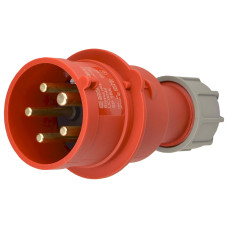 Вилка 16А IP44 переносна червона АСКО-УКРЕМ 27 COMBI, A0080010112