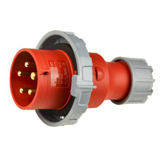 Вилка 32А IP67 переносна червона АСКО-УКРЕМ 27 COMBI, A0080010115