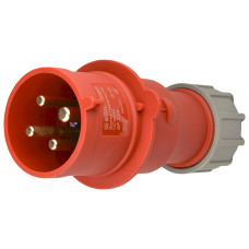 Вилка 32А IP44 переносна червона АСКО-УКРЕМ 27 COMBI, A0080010107