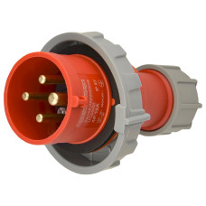 Вилка 16А IP67 переносна червона АСКО-УКРЕМ 27 COMBI, A0080010108