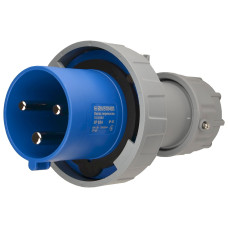 Вилка 63А IP67 переносна синя АСКО-УКРЕМ 27 COMBI, A0080010105