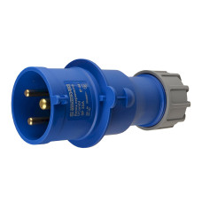 Вилка 32А IP44 переносна синя АСКО-УКРЕМ 27 COMBI, A0080010102