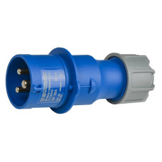 Вилка 16А IP44 переносна синя АСКО-УКРЕМ 27 COMBI, A0080010101