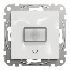 Датчик руху з кнопкою білий Schneider Electric Sedna Design