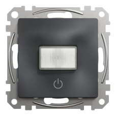 Датчик руху з кнопкою чорний Schneider Electric Sedna Design
