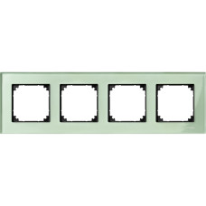 Рамка 4-місна смарт-скло Schneider Electric Merten System M-Elegance