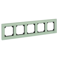 Рамка 5-місна смарт-скло Schneider Electric Merten System M-Elegance