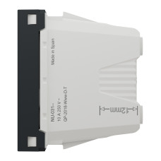 Розетка без заземлення гвинтові клеми 16А 1 м чорна Schneider Electric Unica New
