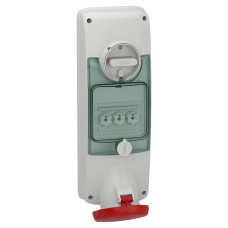 Розетка 63А 415В IP65 серая Schneider Electric Mureva, PKB63V535