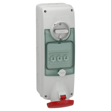 Розетка 63А IP65 серая Schneider Electric Mureva, PKB63R535