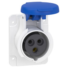 Розетка 2P+PE 16А 220В IP44 серая Schneider Electric Mureva, PKF16G423