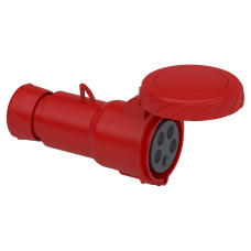 Розетка 2P+N+PE 32А 380В IP67 переносная серая Schneider Electric Mureva, PKY32M735