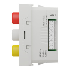 Розетка RCA 1-модульна біла Schneider Electric Unica New
