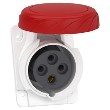 Розетка 3P+PE 16А 380В IP67 скрытая серая Schneider Electric Mureva, PKY16F734