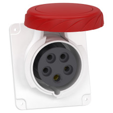 Розетка 3P+N+PE 16А 380В IP67 скрытая серая Schneider Electric Mureva, PKY16F735