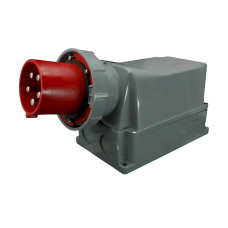 Вилка настенный IP67 красная ETI, 4482075