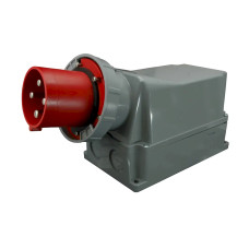 Вилка настенный IP67 красная ETI, 4482074