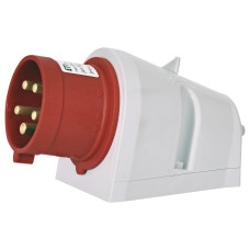 Вилка настінний IP44 червона ETI, 4482063