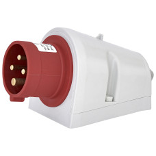 Вилка настенный IP44 красная ETI, 4482059