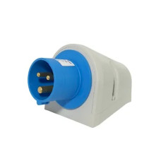 Вилка настенный IP44 красная ETI, 4482058