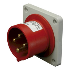 Вилка IP44 скрытая красная ETI, 4482110