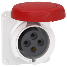 Розетка 32А 380В IP67 скрытая серая Schneider Electric Mureva, PKF32G734