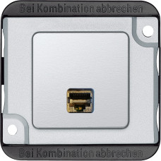 Розетка RJ-45 Cat.6A STP алюміній Schneider Electric Actassi, MEG4576-7021