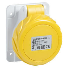 Розетка 3P+PE 16А 130В AC серая Schneider Electric Mureva, PKY16G714