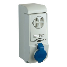 Розетка 2P+PE 32А 250В AC IP44 серая Schneider Electric Mureva, 83142