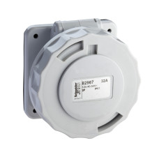 Розетка 50В 32А IP67 серая Schneider Electric Mureva, 82968