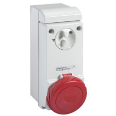 Розетка 3P+PE 32А 415В AC IP65 серая Schneider Electric Mureva, 83096