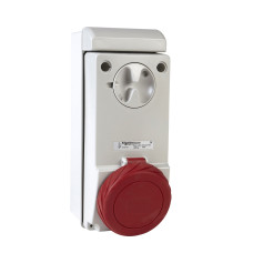 Розетка 3P+PE 32А 440В AC IP65 серая Schneider Electric Mureva, 83399