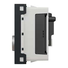 Розетка індивідуальна TV R/TV/SAT прихована антрацит Schneider Electric Unica New