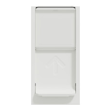 Розетка комп'ютерна Cat.6 STP 1-модульна прихована біла Schneider Electric Unica New