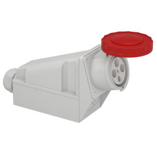 Розетка 3P+PE 125А 415В IP67 серая Schneider Electric Mureva, 81194