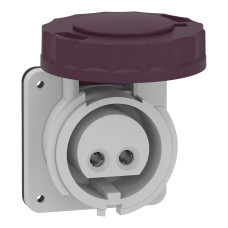 Розетка прямая 2P 25В серая Schneider Electric Mureva, 82951