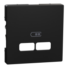 Лицевая панель матовая чёрная Schneider Electric Merten System M, MEG4367-0403