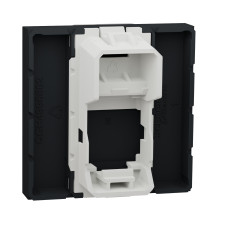 Аксессуар RJ-45 Keystone центральная 2 м чёрный Schneider Electric Unica New