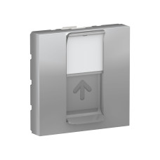 Аксессуар RJ-45 Keystone центральная 2 м алюминий Schneider Electric Unica New