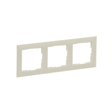 Рамка 3-местная слоновая кость Legrand Suno