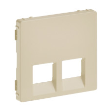 Лицевая панель розетки RJ-45 RJ-11 слоновая кость Legrand Valena Life, 755421
