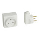 Комплект 2P+PE 32А білий Legrand Quteo