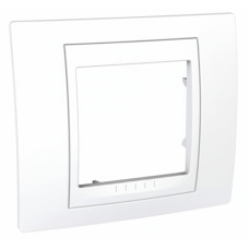 Рамка 1-местная белая Schneider Electric Unica Plus, MGU6.002.18